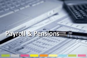 Pensions and payroll service .